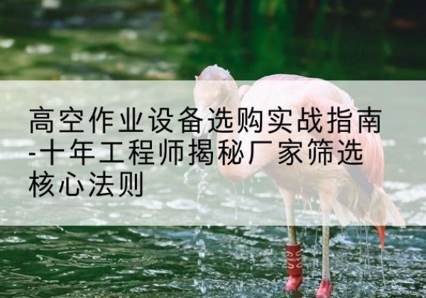 屏南剪叉式升降机厂家-高空作业设备选购实战指南-十年工程师揭秘厂家筛选核心法则